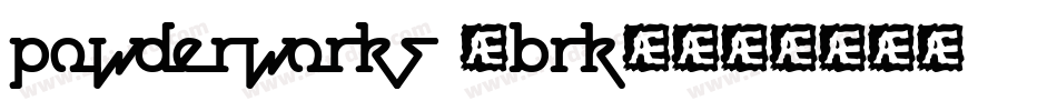 Powderworks (BRK)字体转换